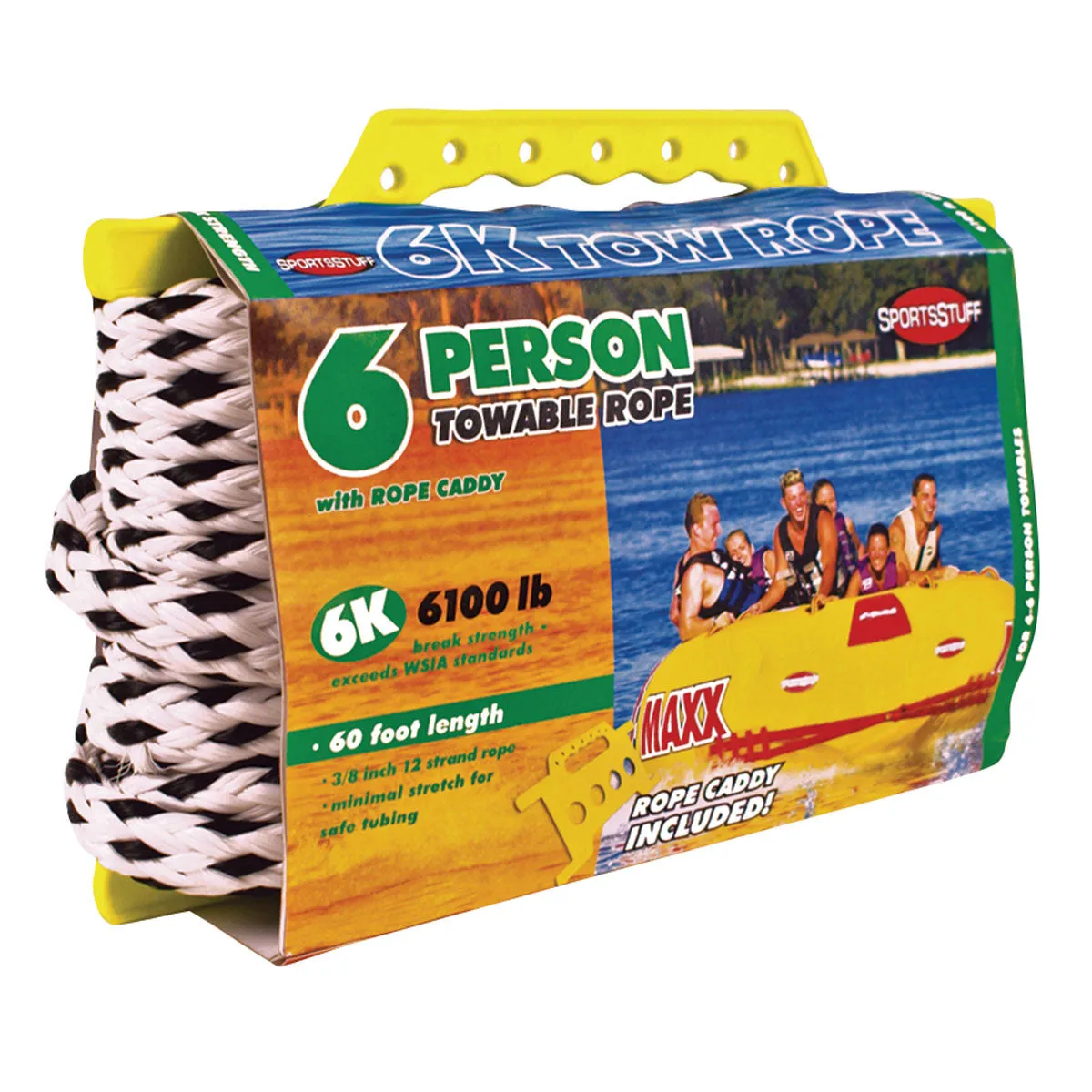 6K Tow Rope for Tubing | 6 Rider - 60 ft.
