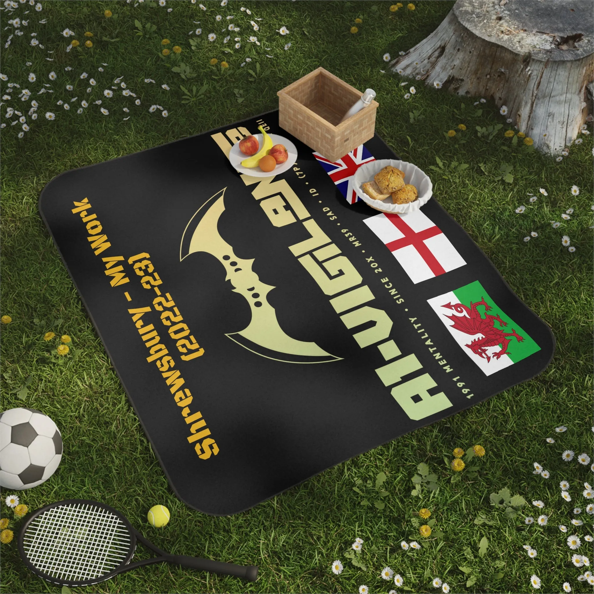 A1 Vigilante my work Picnic Blanket