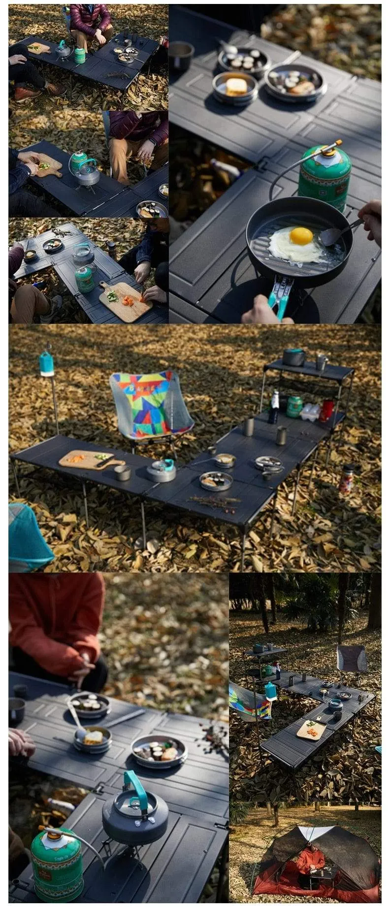 BLACKDEER Foldable Picnic Table