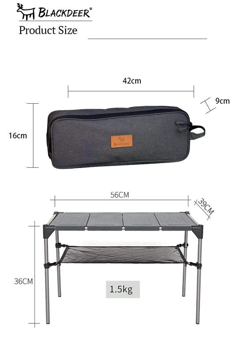 BLACKDEER Foldable Picnic Table