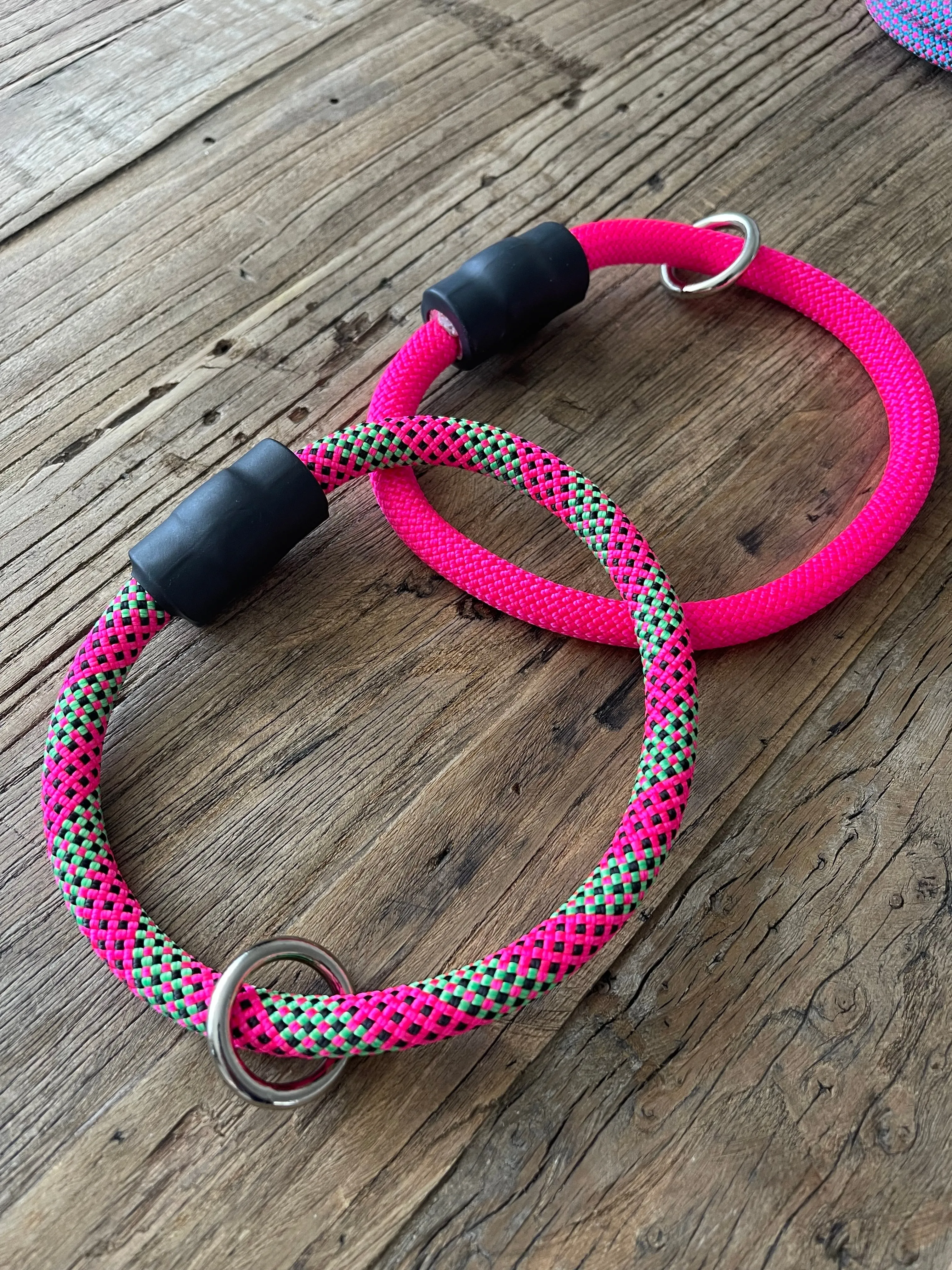 Green Patterns Climbing Rope Collars