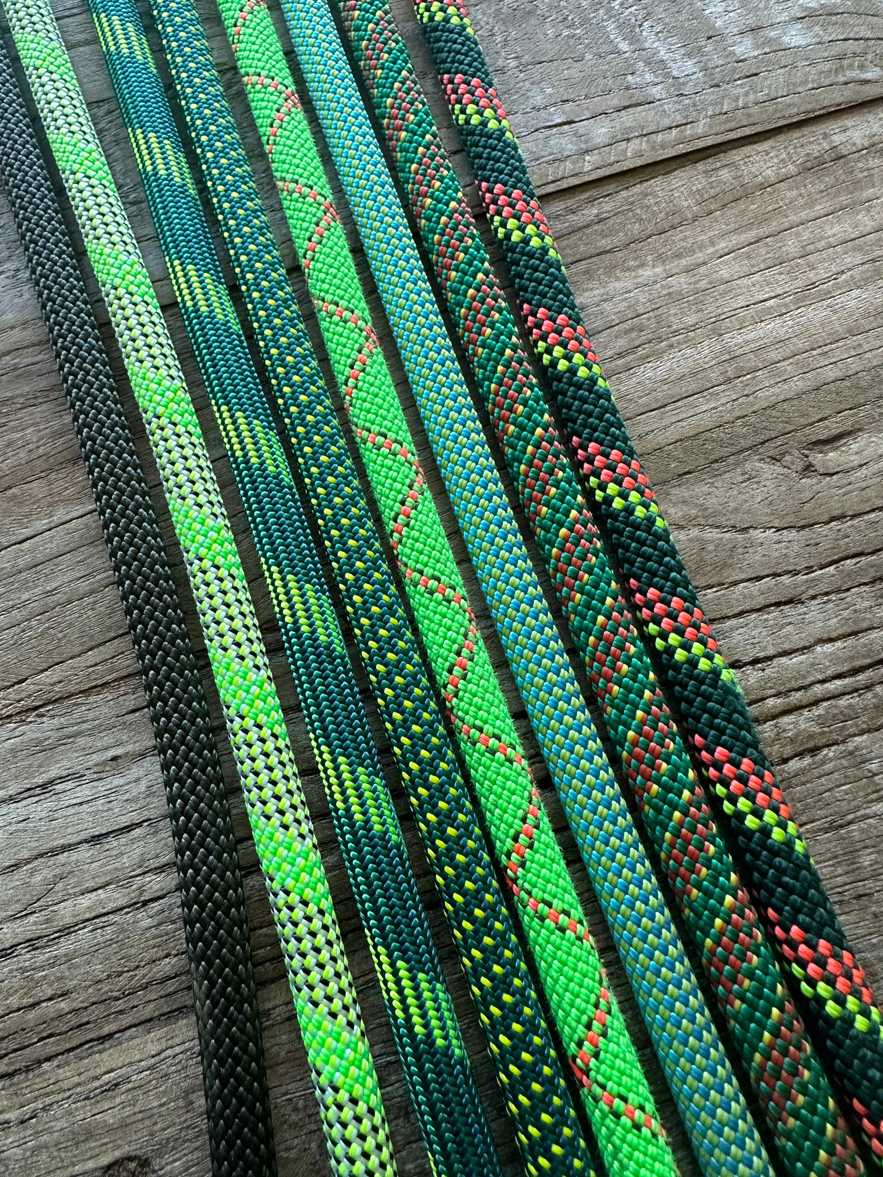 Green Patterns Climbing Rope Collars
