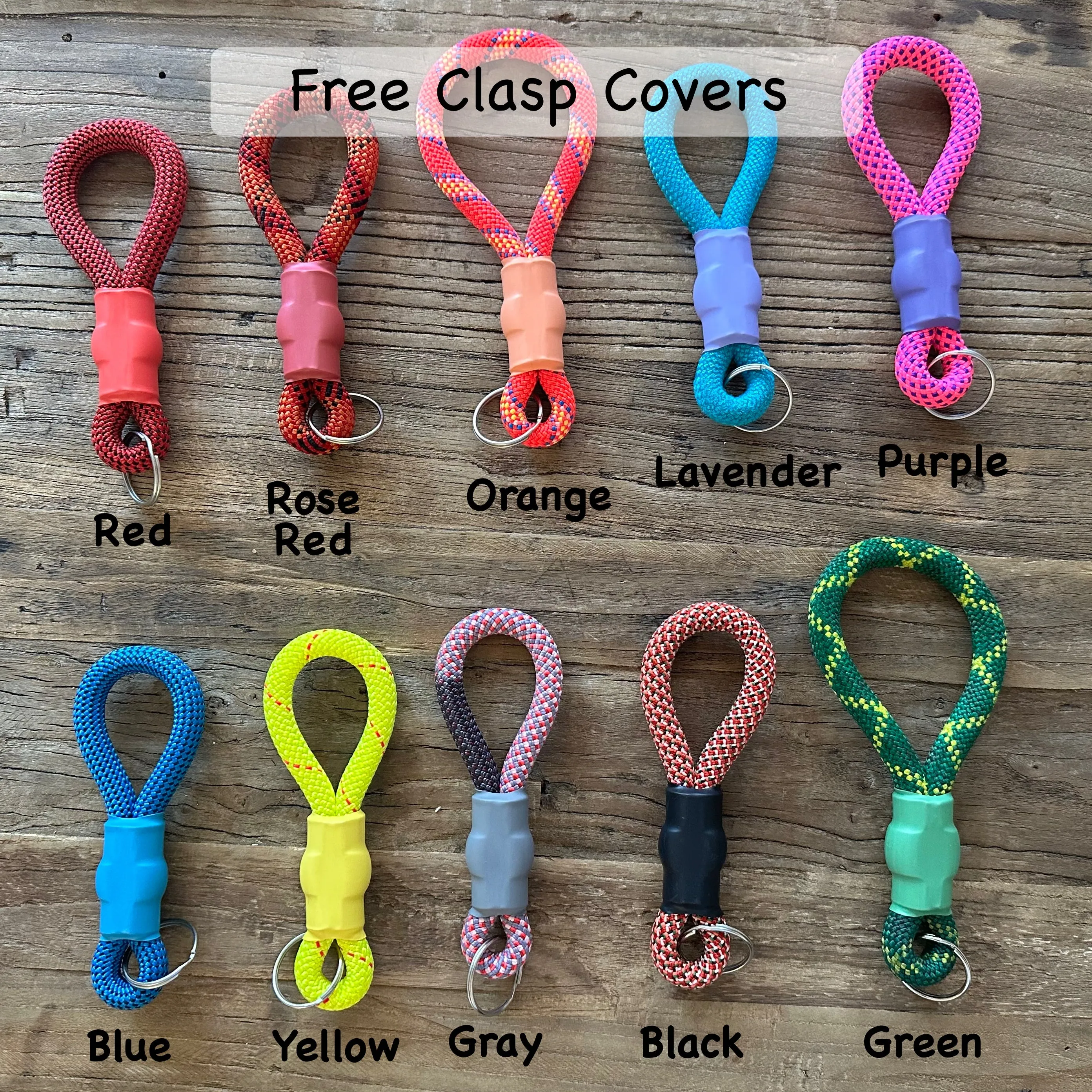Green Patterns Climbing Rope Collars