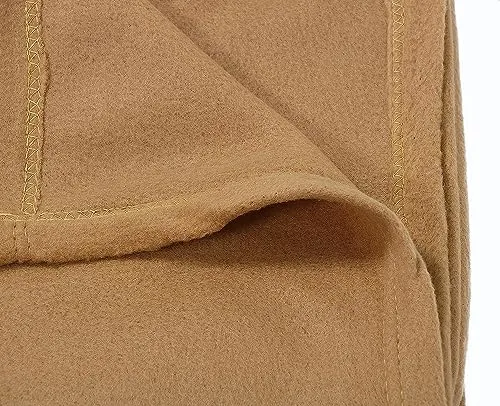 HOMIEE Polar Fleece Blanket – Double Bed Blanket Warm & Cozy Premium Fleece Blanket for Bed, Sofa, Camping, Travel and Cold Nights Lightweight Pack of 4 (600 gm Each) (2 Orange 2 Rust)