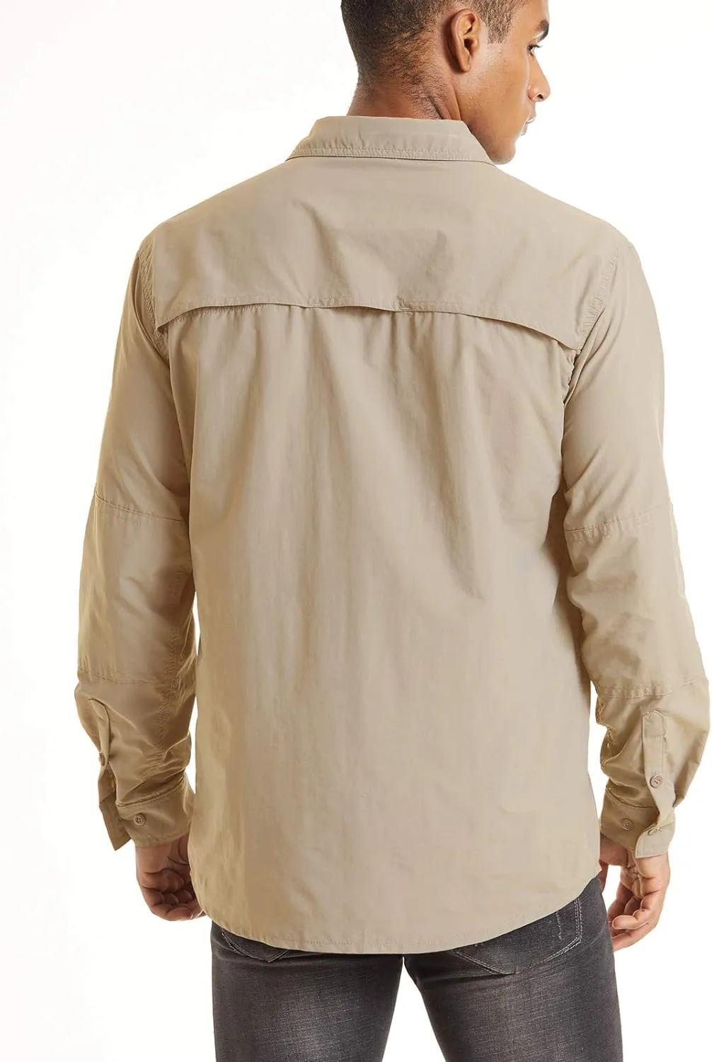 Men's Long Sleeve Hiking Button Shirts