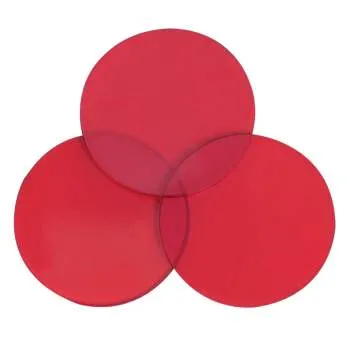 Mini Army Style Flashlight Red Lenses - 3 Pack