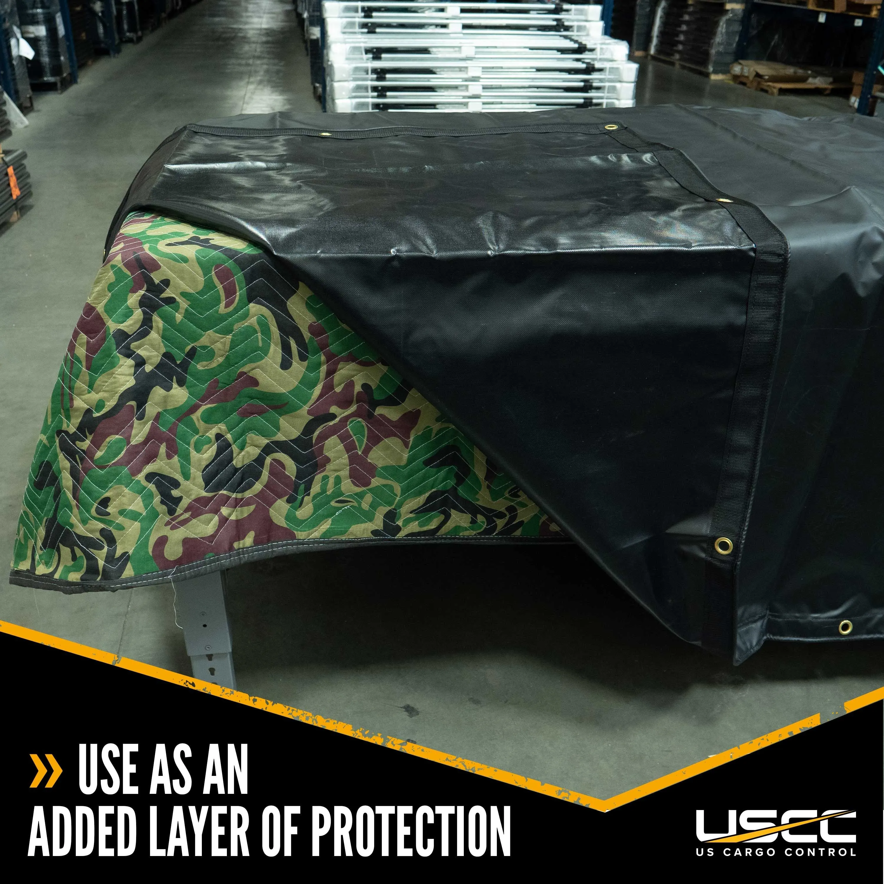 Moving Blankets- Camo Blanket 12-Pack, 65 lbs./dozen
