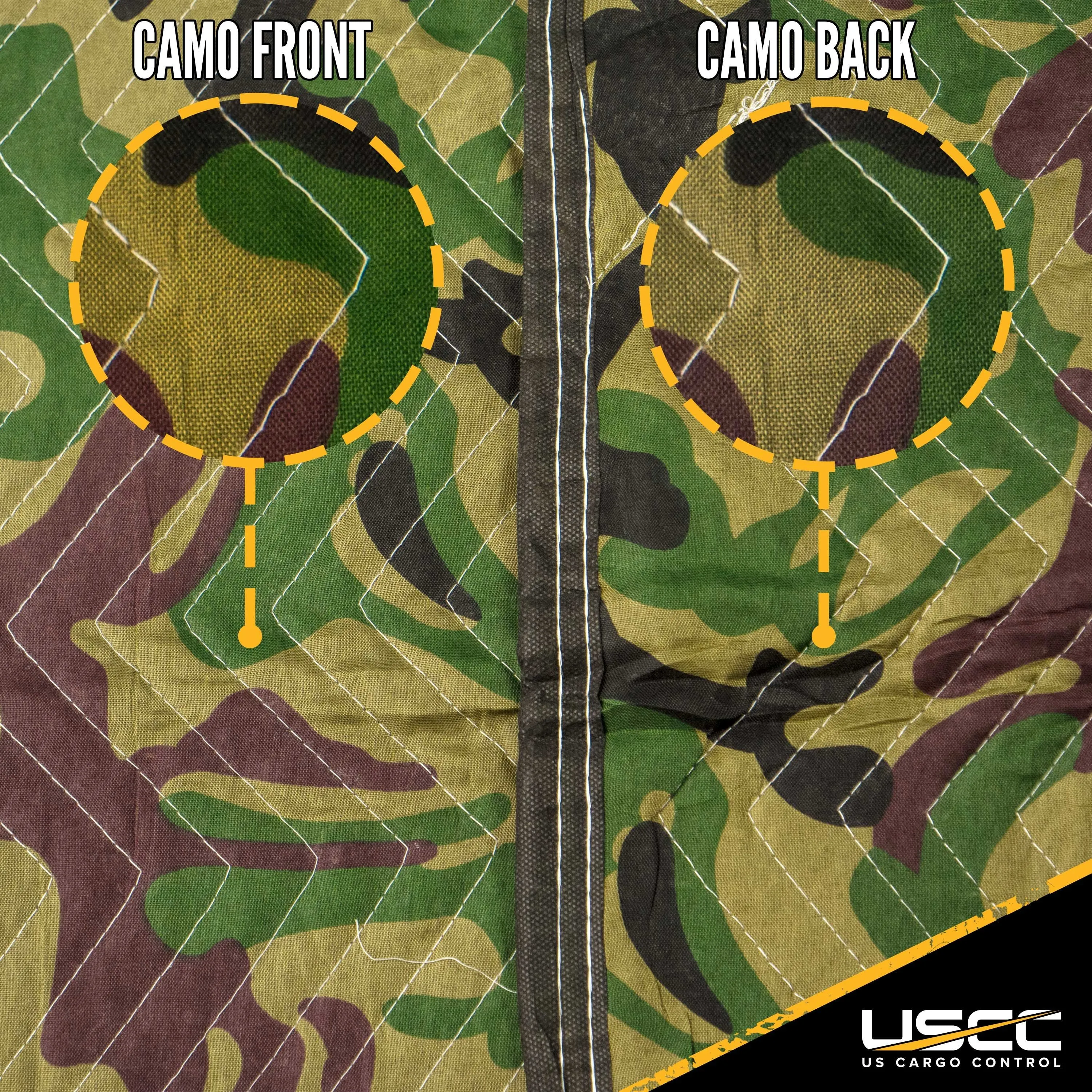 Moving Blankets- Camo Blanket 12-Pack, 65 lbs./dozen