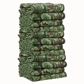 Moving Blankets- Camo Blanket 12-Pack, 65 lbs./dozen