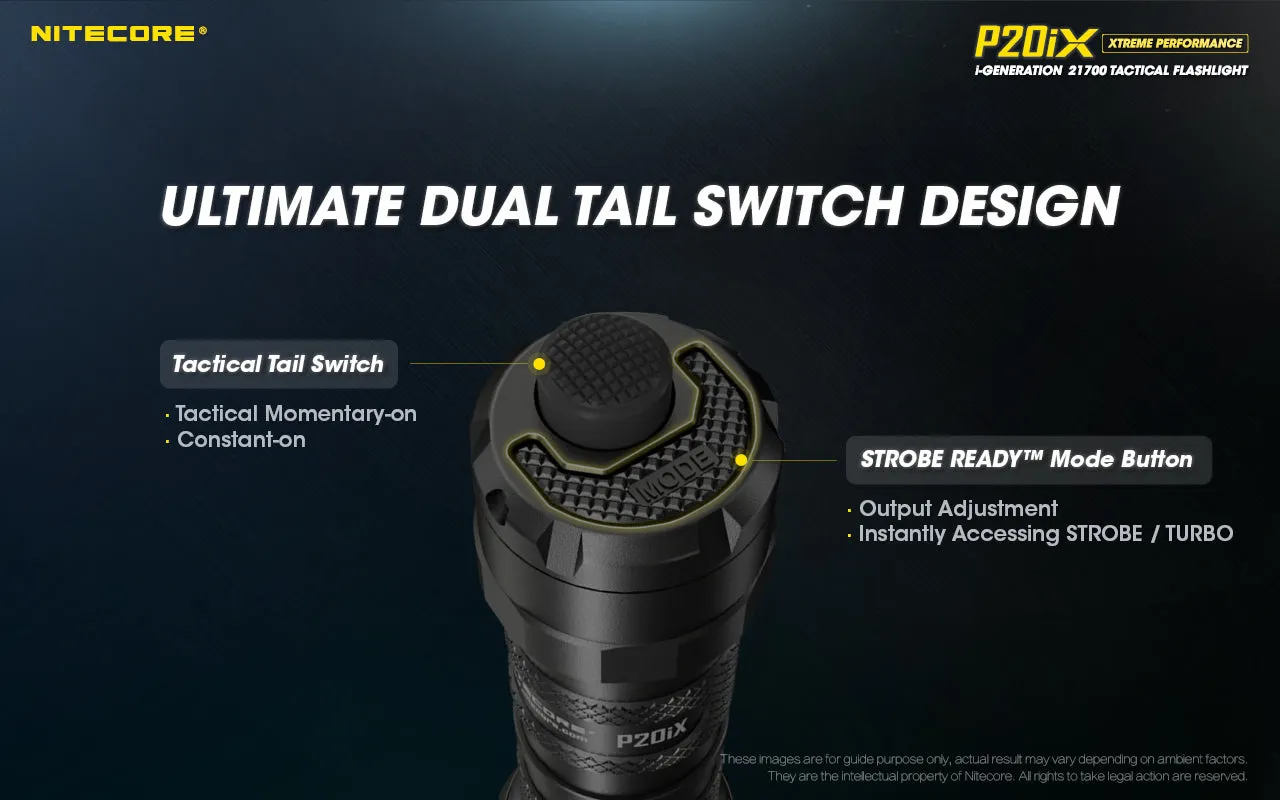 NITECORE 4000 LUMENS USB-C RECHARGEABLE FLASHLIGHT (P20IX)