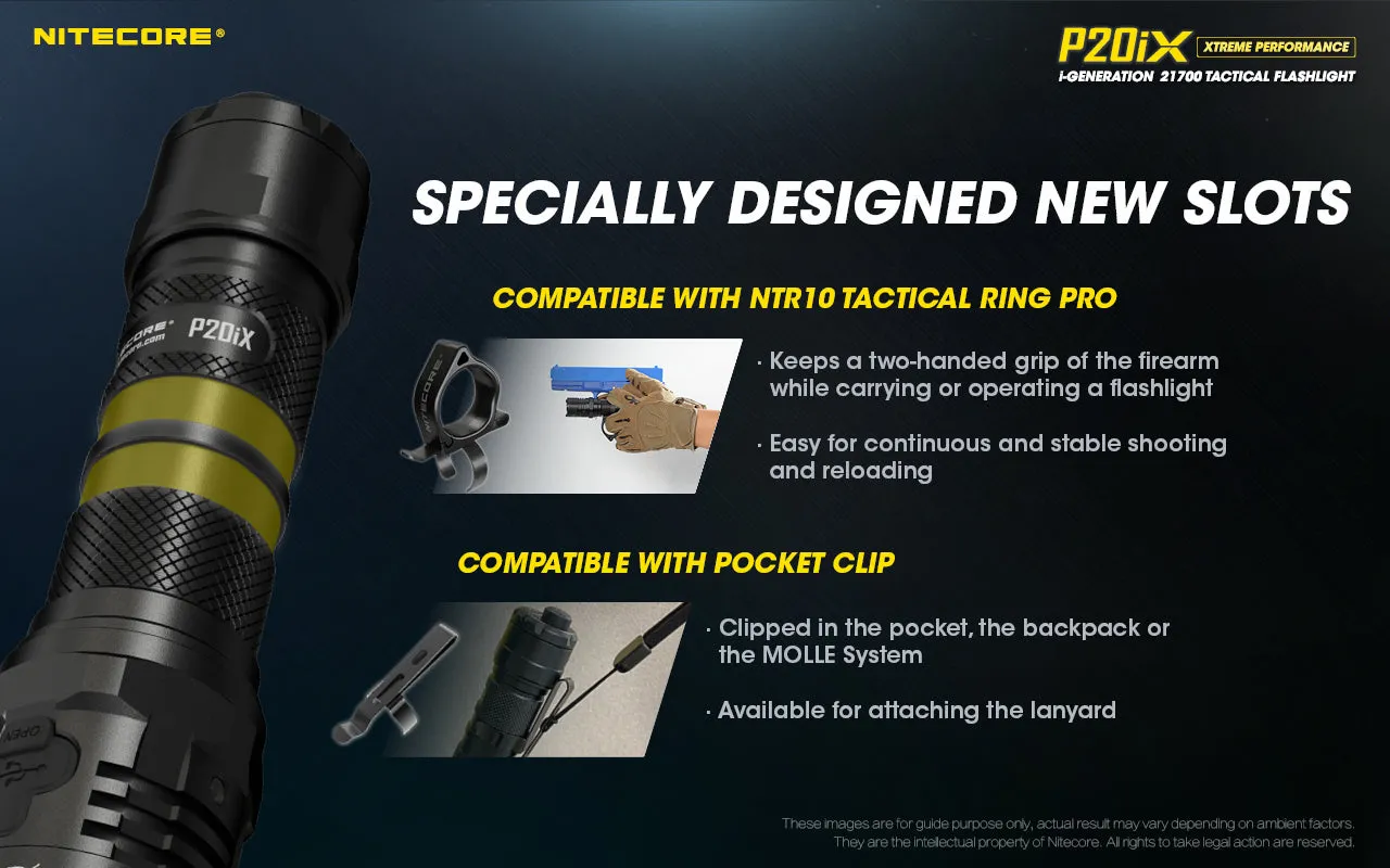 NITECORE 4000 LUMENS USB-C RECHARGEABLE FLASHLIGHT (P20IX)