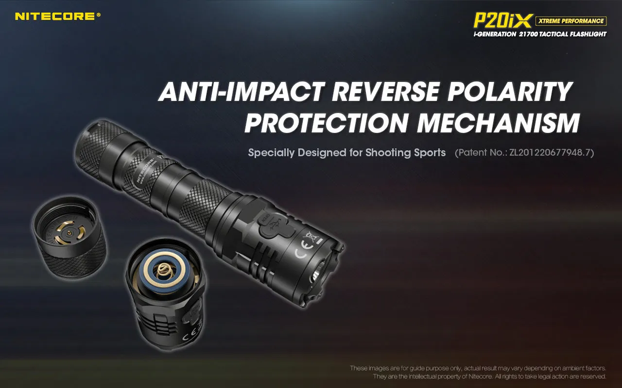 NITECORE 4000 LUMENS USB-C RECHARGEABLE FLASHLIGHT (P20IX)