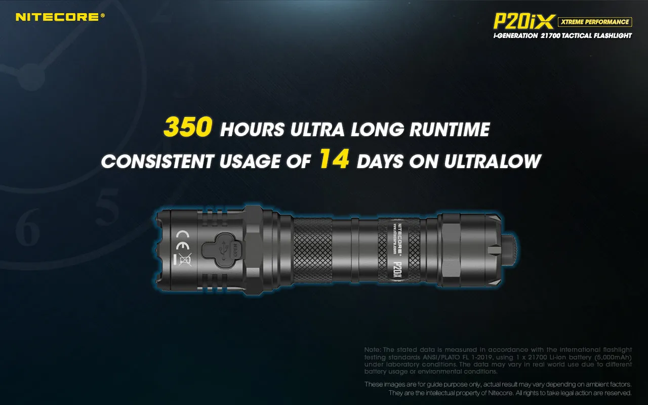 NITECORE 4000 LUMENS USB-C RECHARGEABLE FLASHLIGHT (P20IX)