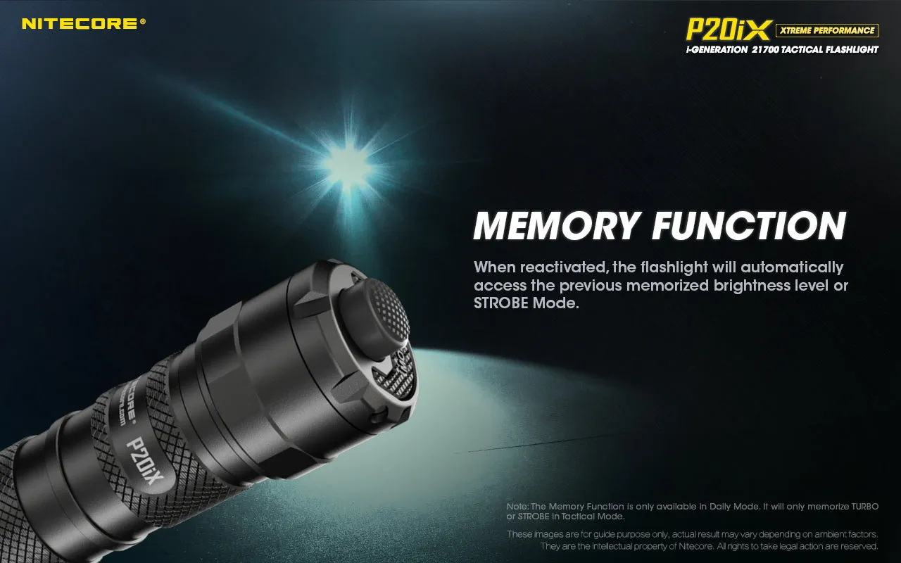 NITECORE 4000 LUMENS USB-C RECHARGEABLE FLASHLIGHT (P20IX)