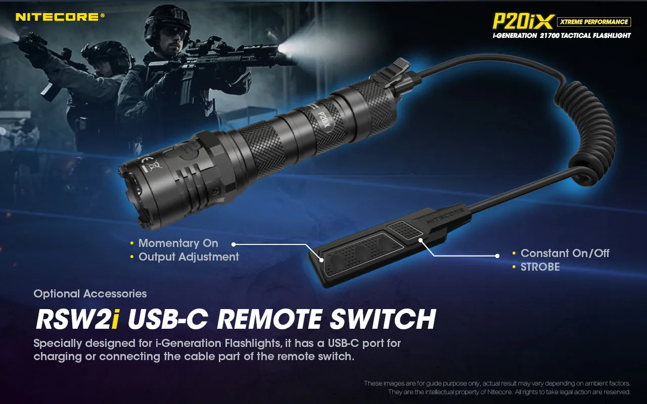 NITECORE 4000 LUMENS USB-C RECHARGEABLE FLASHLIGHT (P20IX)
