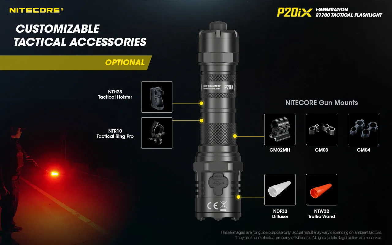NITECORE 4000 LUMENS USB-C RECHARGEABLE FLASHLIGHT (P20IX)