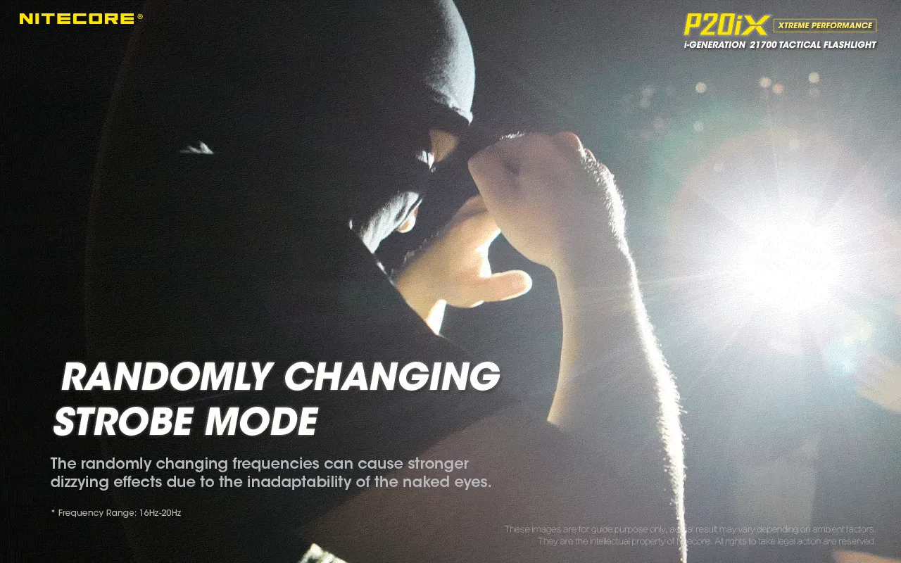 NITECORE 4000 LUMENS USB-C RECHARGEABLE FLASHLIGHT (P20IX)