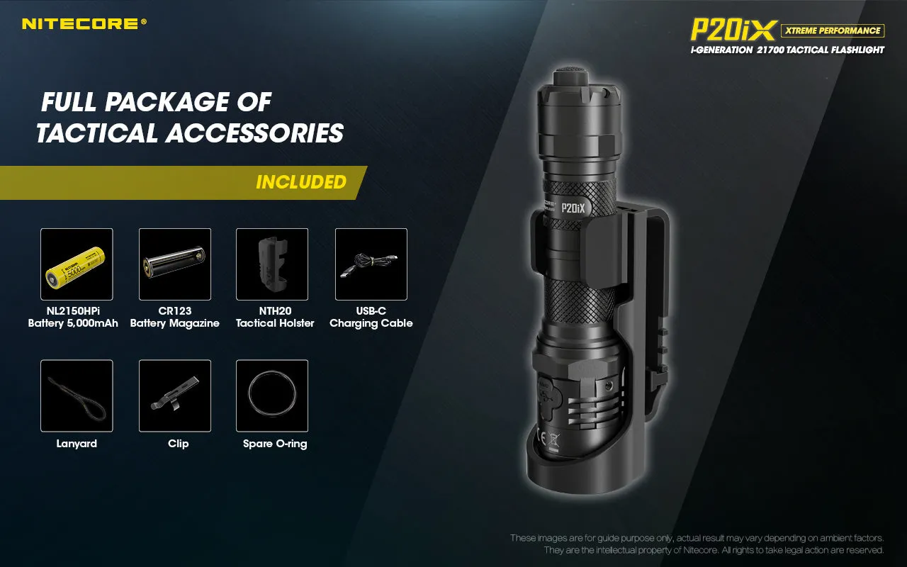 NITECORE 4000 LUMENS USB-C RECHARGEABLE FLASHLIGHT (P20IX)