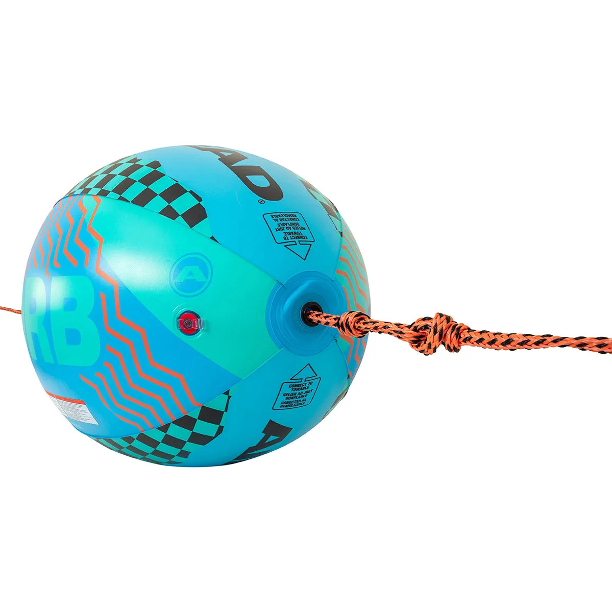 Orb Booster Ball | Towable Tube Rope for Boating - 60 ft.