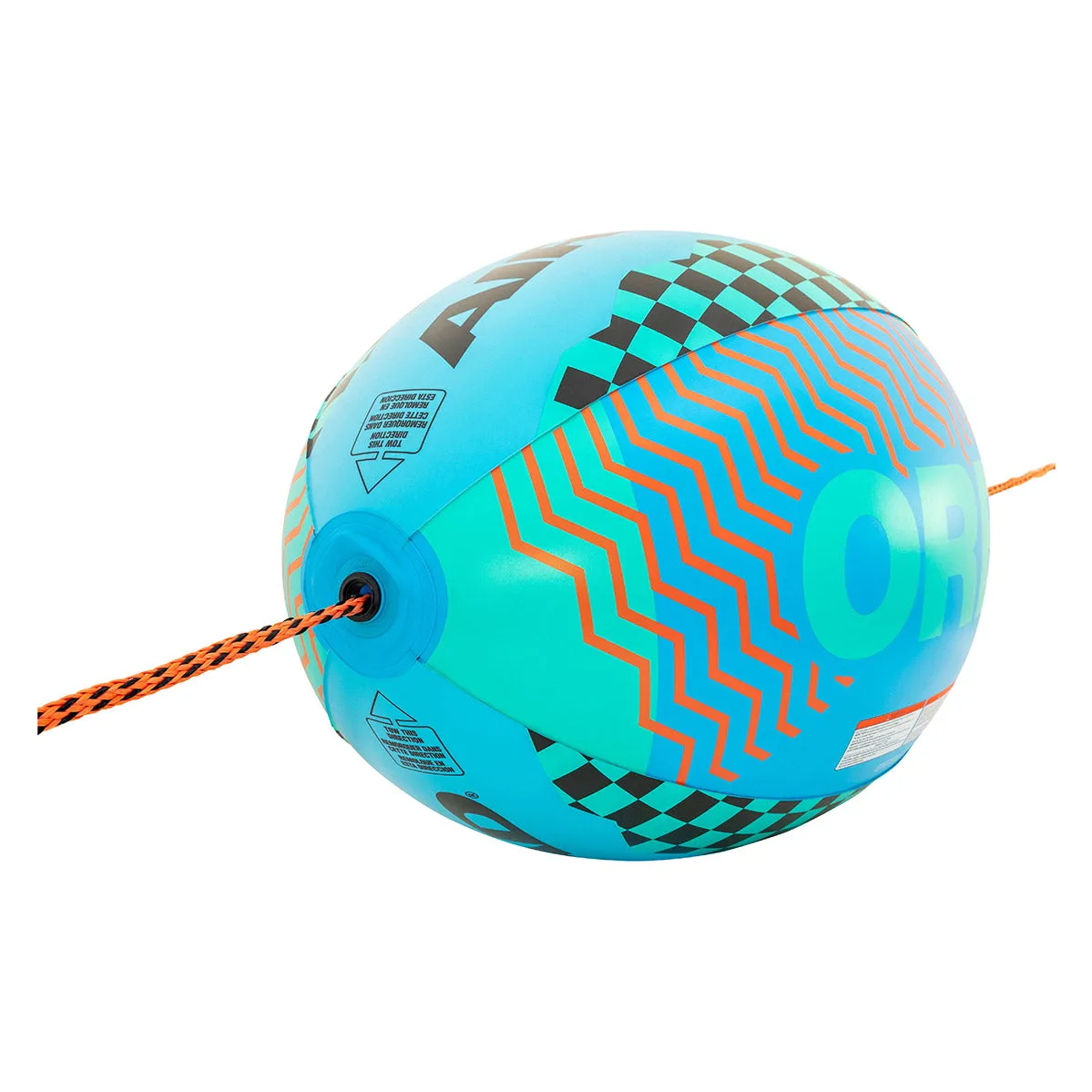 Orb Booster Ball | Towable Tube Rope for Boating - 60 ft.