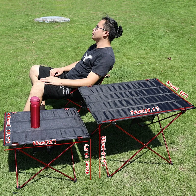 Outdoor Foldable Table Portable Camping Desk For  Hiking  Picnic Folding Tables