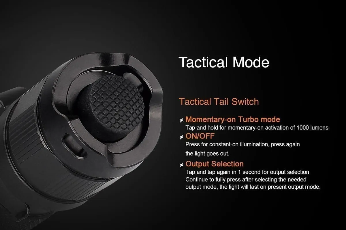 PD35 TAC Tactical Edition Flashlight - DISCONTINUED