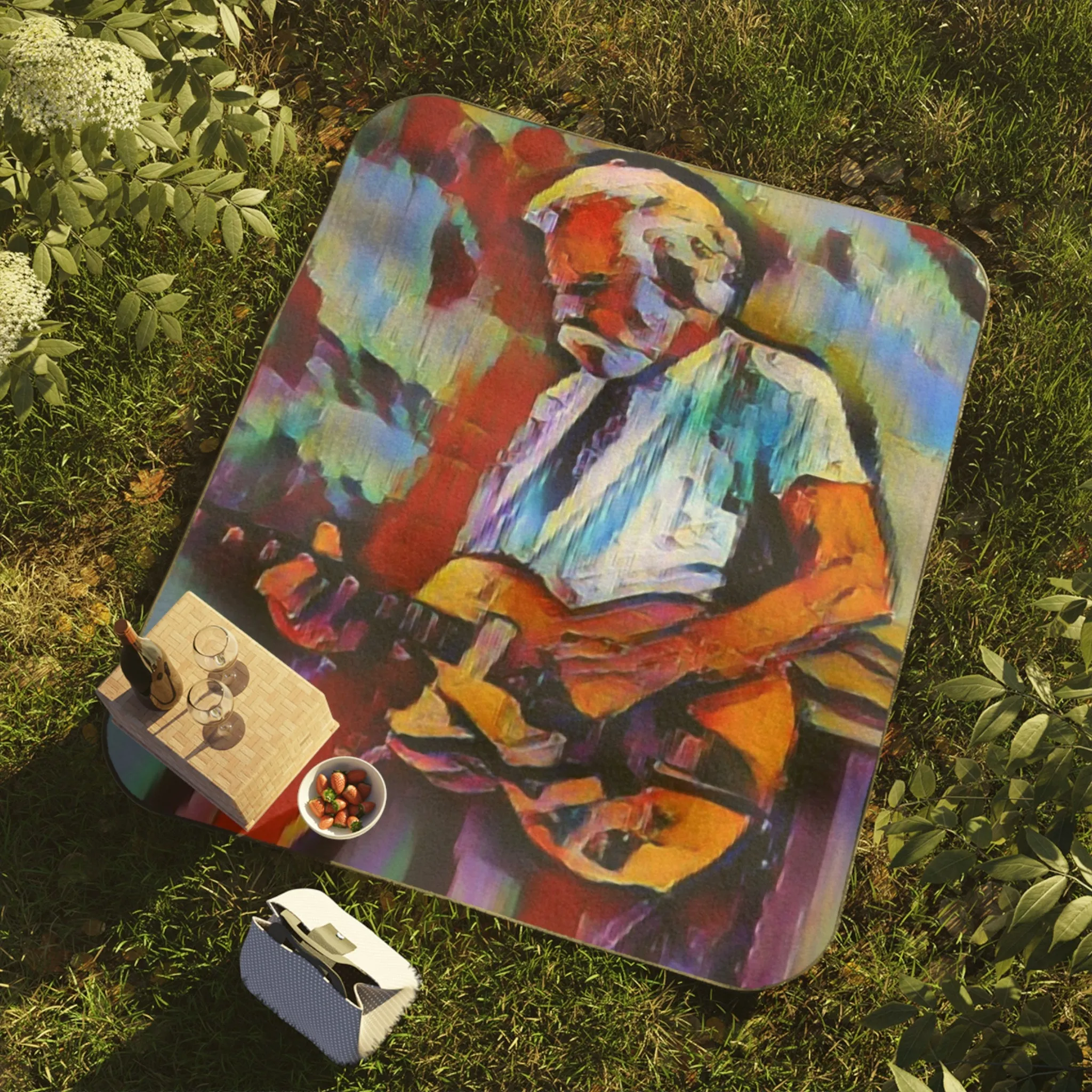 Picnic Blanket ... The_Wheel ... "If The Thunder Don't Get You ... But The Lightning Will" ... Dead & Company: Summer 2023 ... 'One-Final-Dose' ... Original Works ...