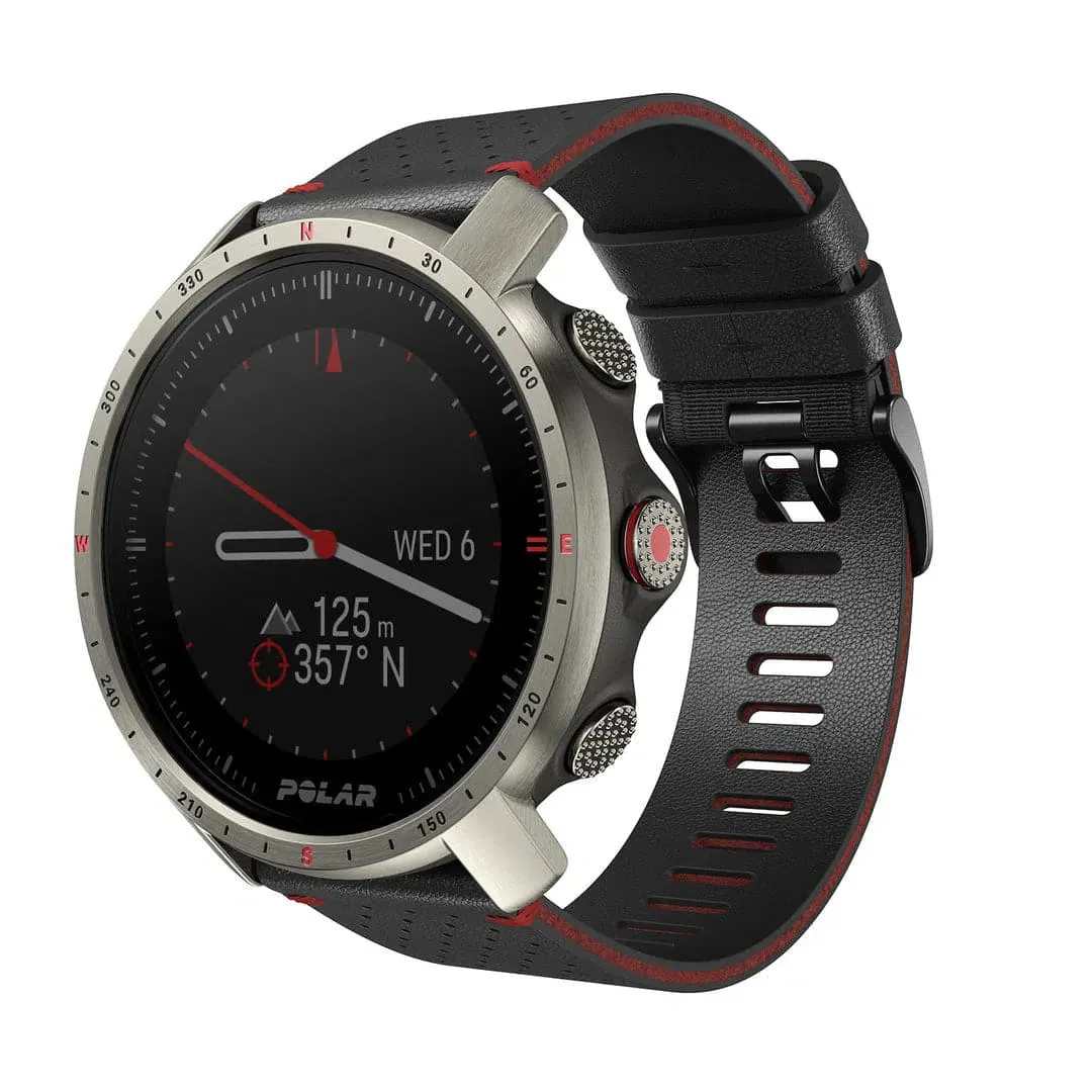 POLAR Grit X Pro Titan - Black/Red