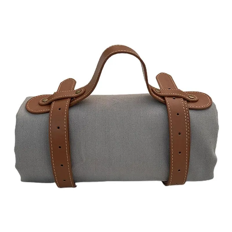 Portable Canvas Picnic Mat Ti-29 Grey - Shop Now For Best Deals