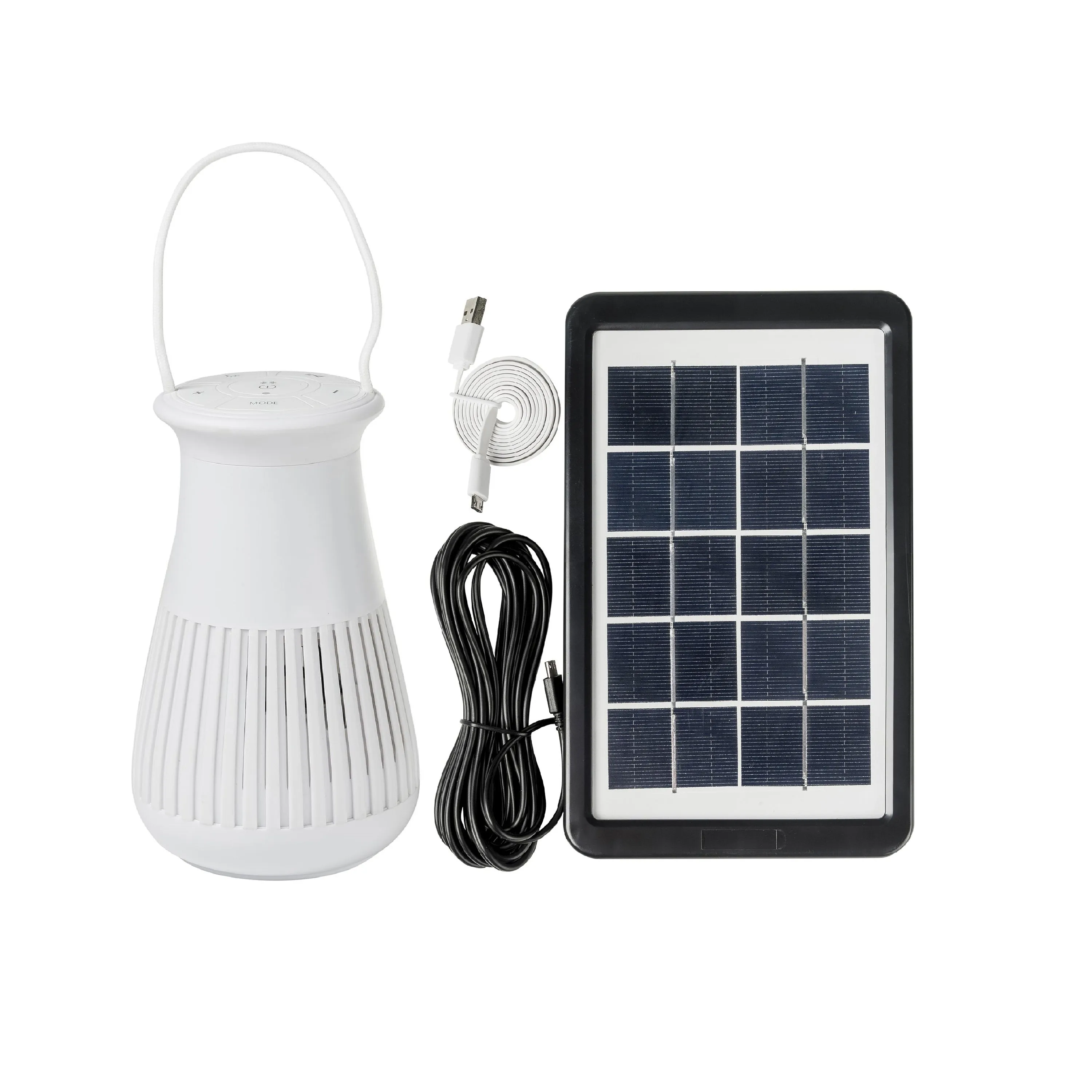 Portable LED Lantern w/Bluetooth Speaker