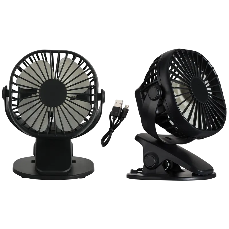 Portable Rechargeable 3 Speed Clip On Fan