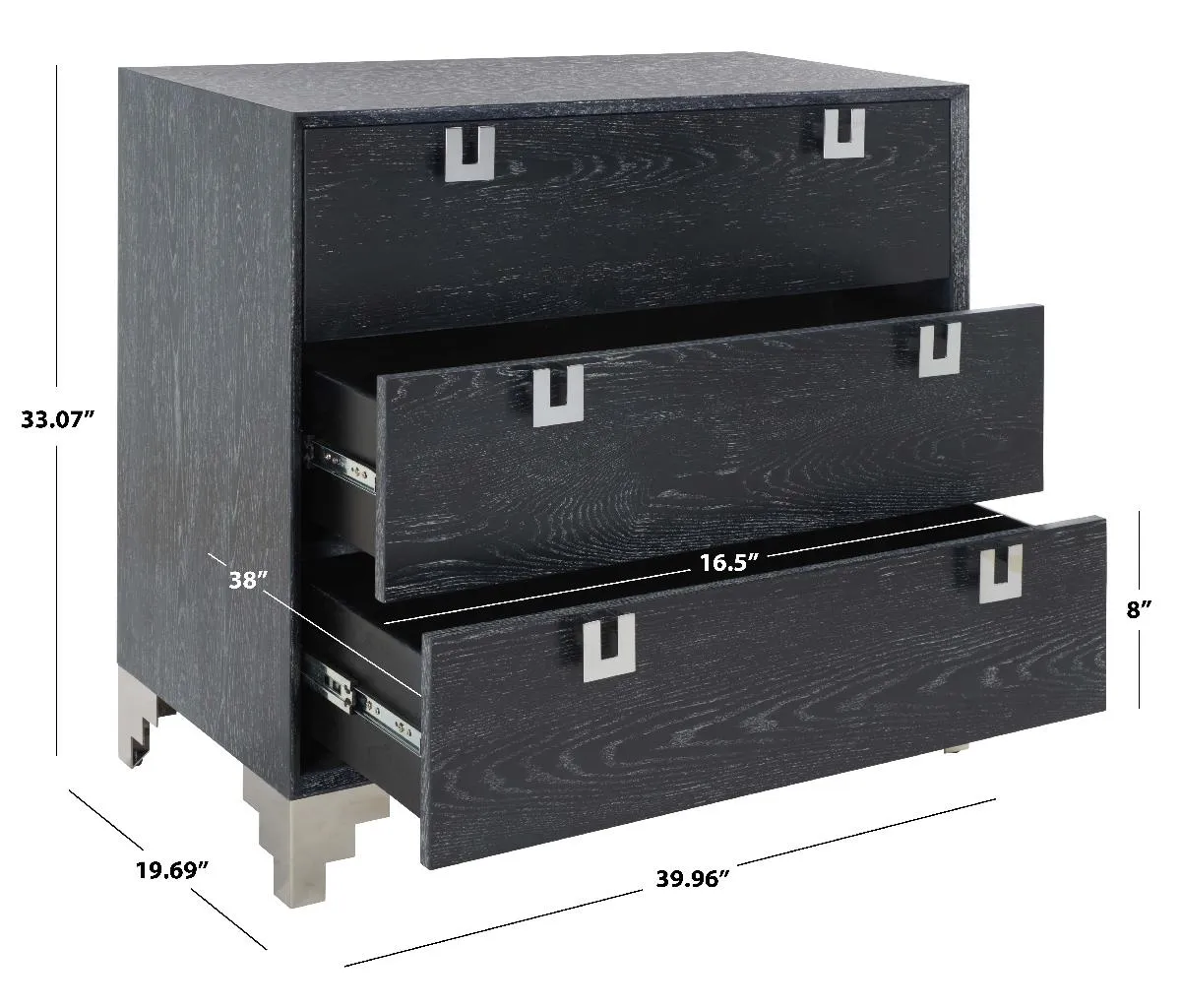 Safavieh Couture Odalis Lacquer Chest Of Drawers, SFV3523