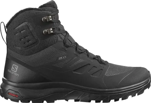 Salomon Women's Outblast Waterproof Winter Boots- Black