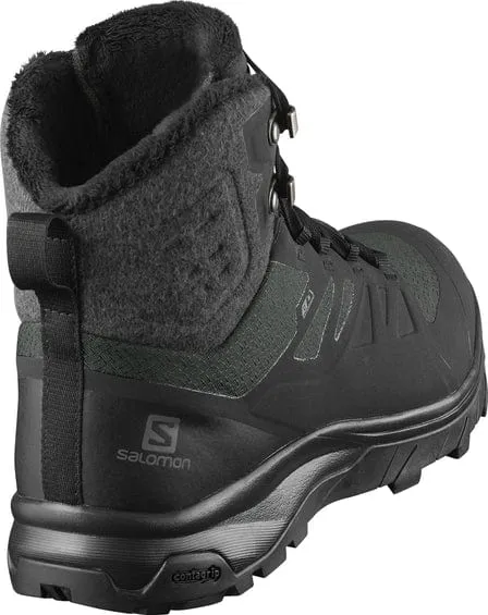 Salomon Women's Outblast Waterproof Winter Boots- Black