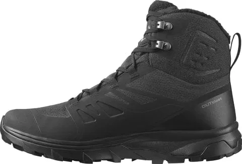 Salomon Women's Outblast Waterproof Winter Boots- Black