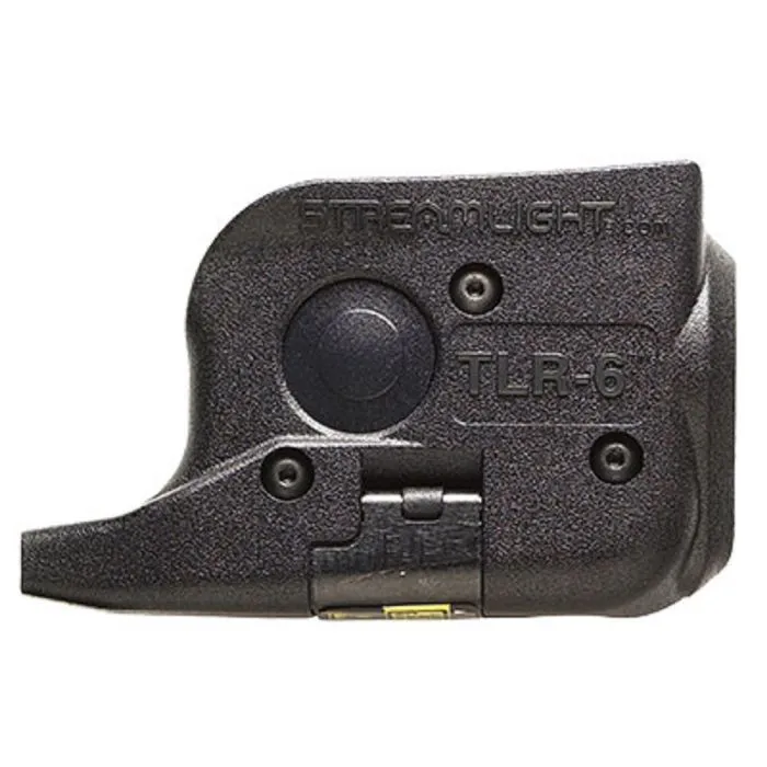 Streamlight TLR-6 69287 Tactical Weapon Light With Red Aiming Laser, Black, 1 Each