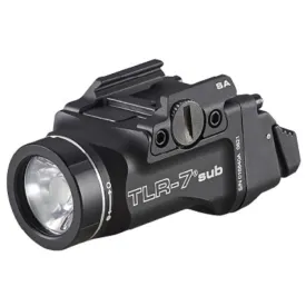Streamlight TLR-7 sub 69401 Tactical Weapon Light For Subcompact Handguns, Black, One Size, 1 Box Each