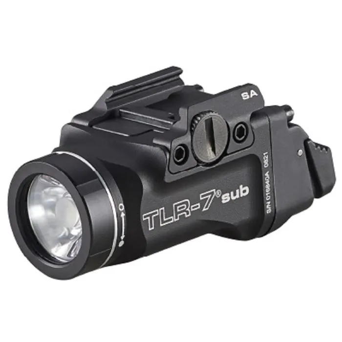 Streamlight TLR-7 sub 69401 Tactical Weapon Light For Subcompact Handguns, Black, One Size, 1 Box Each