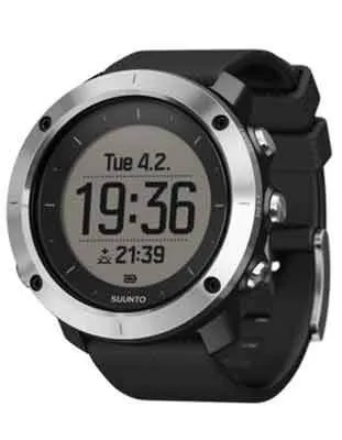 Suunto Traverse Black - Stainless Steel Bezel - Black Silicone Strap