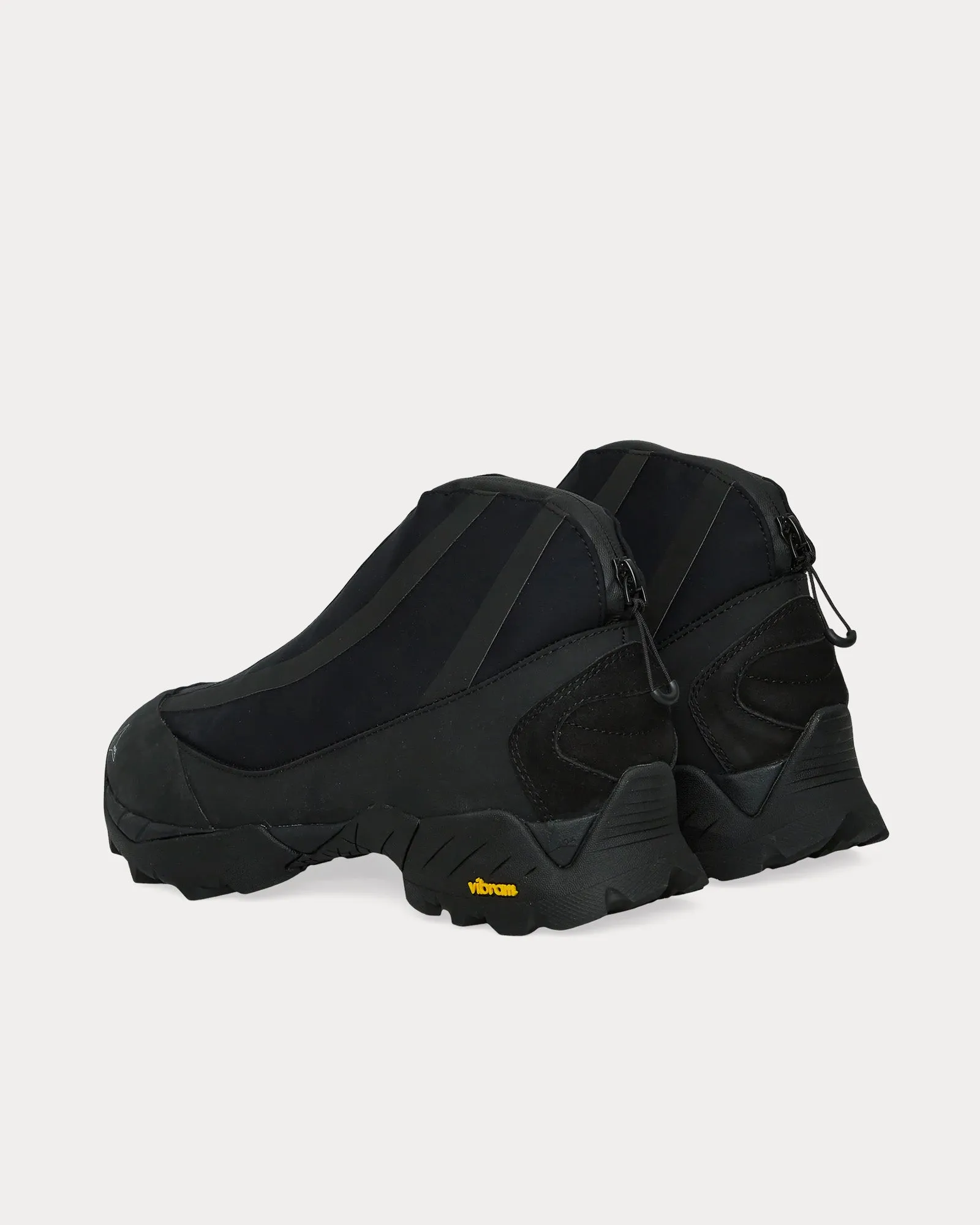 Teri Black High Top Boots