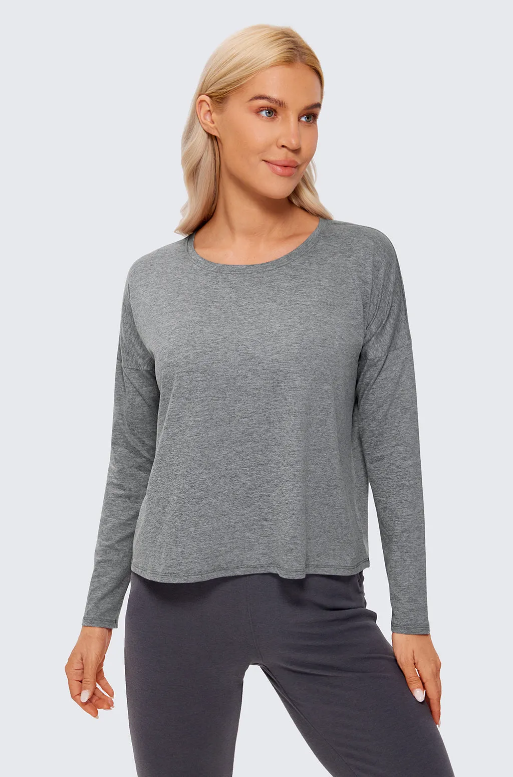 UPF 50  Long Sleeves Cropped Top