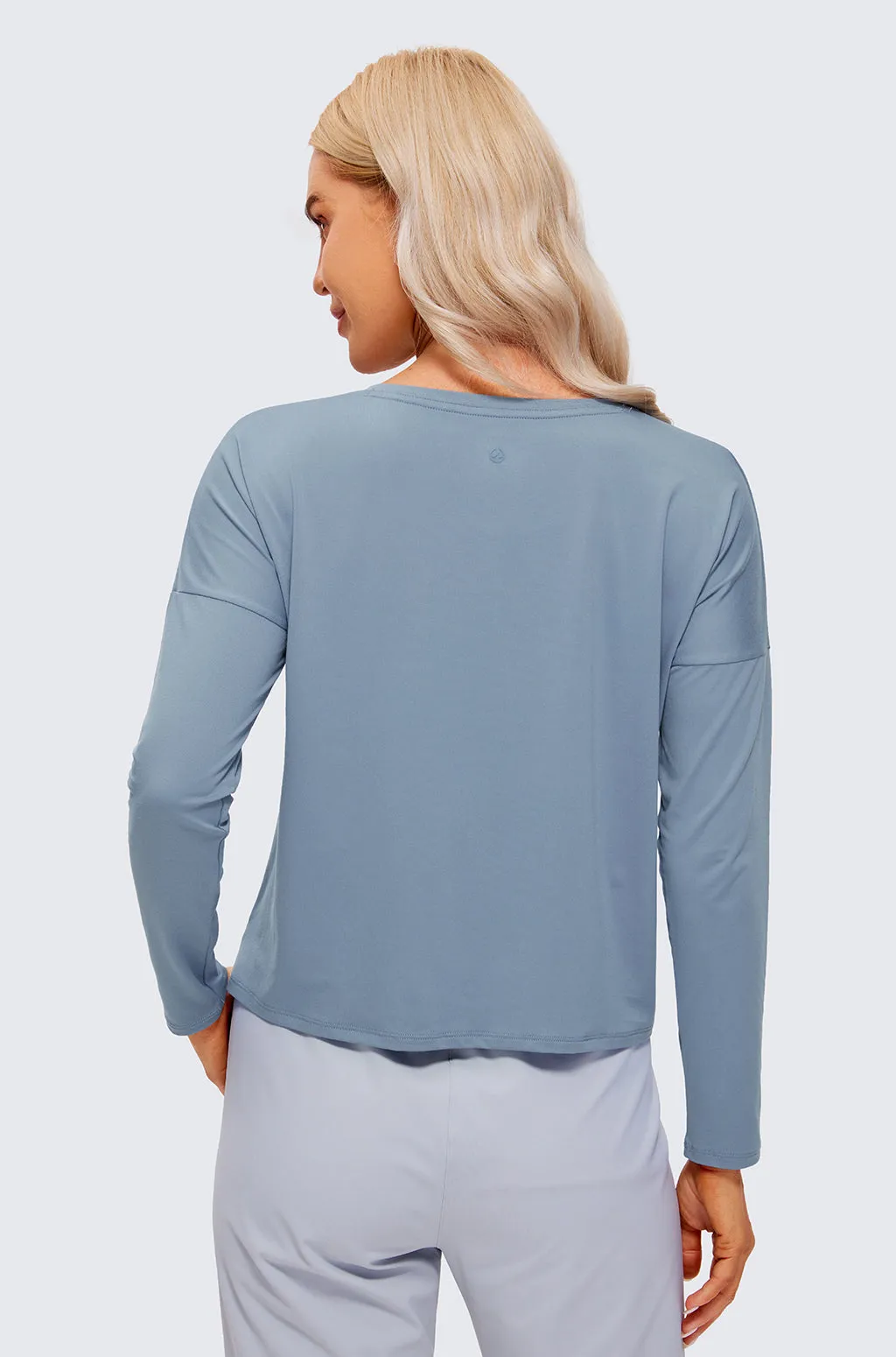 UPF 50  Long Sleeves Cropped Top