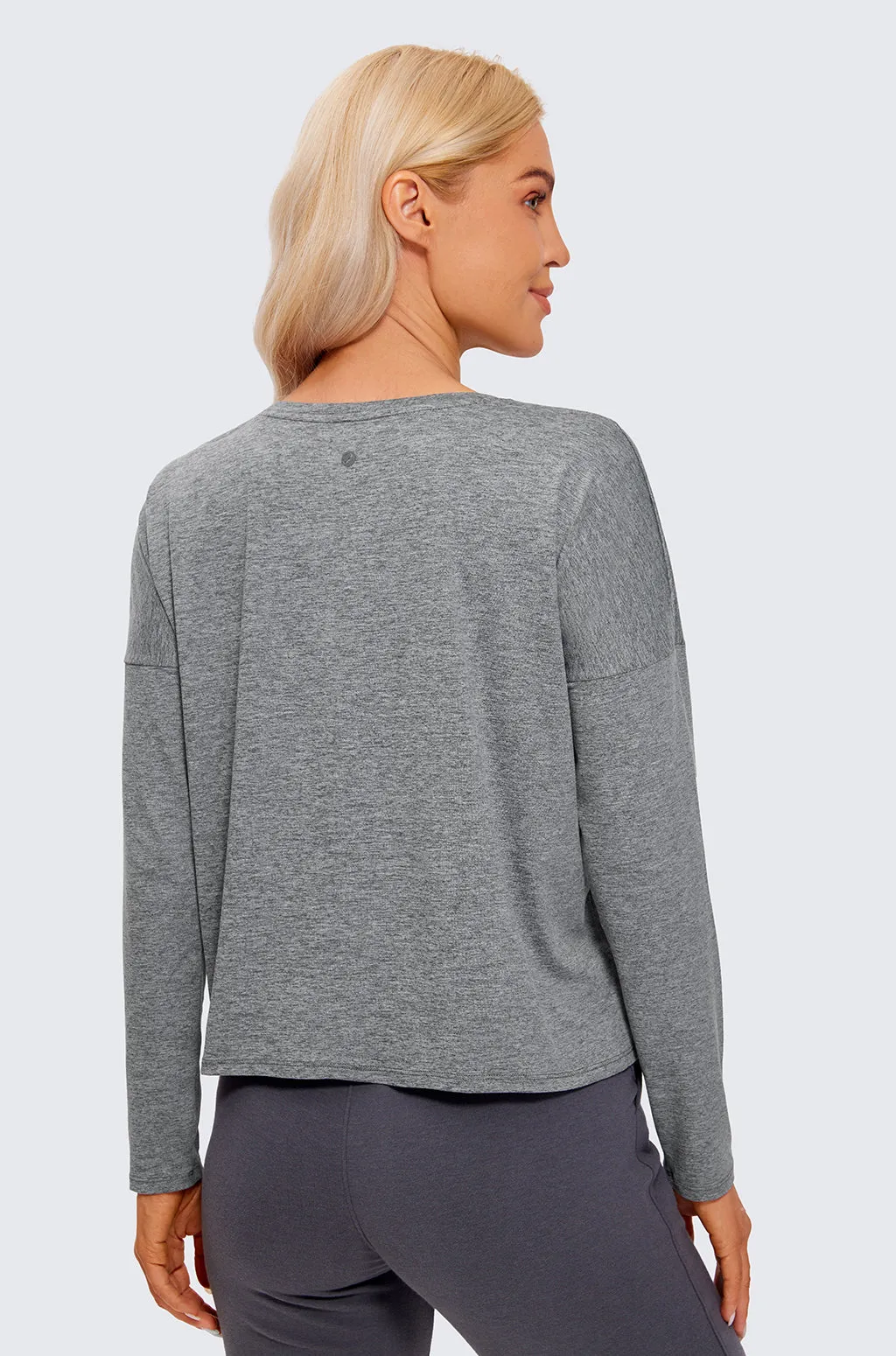 UPF 50  Long Sleeves Cropped Top