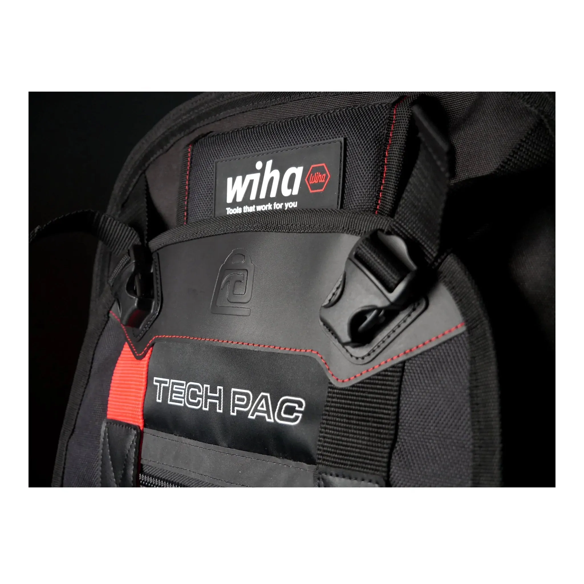 Wiha 91596 30-Piece RedStripe Heavy-Duty Tech Pac Backpack Tool Kit